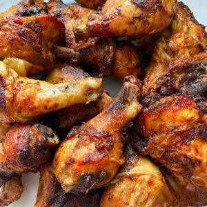 Roasted chicken drumsticks