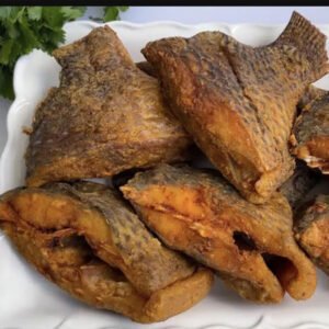 Fried tilapia fish